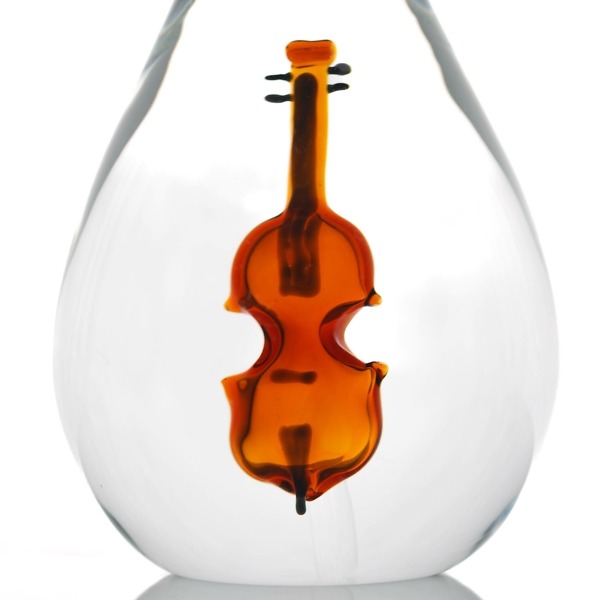 Flasche mit Cello